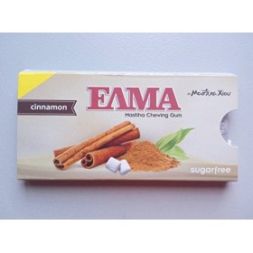 ELMA CHEWING GUM CINNAMON FLAVOR WITH CHIOS MASTIHA 3 PACKS X 10 TABLETS EACH SUGAR FREE