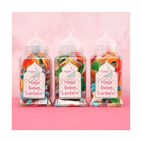 Halal Sweet Lantern Lot de 3 bocaux
