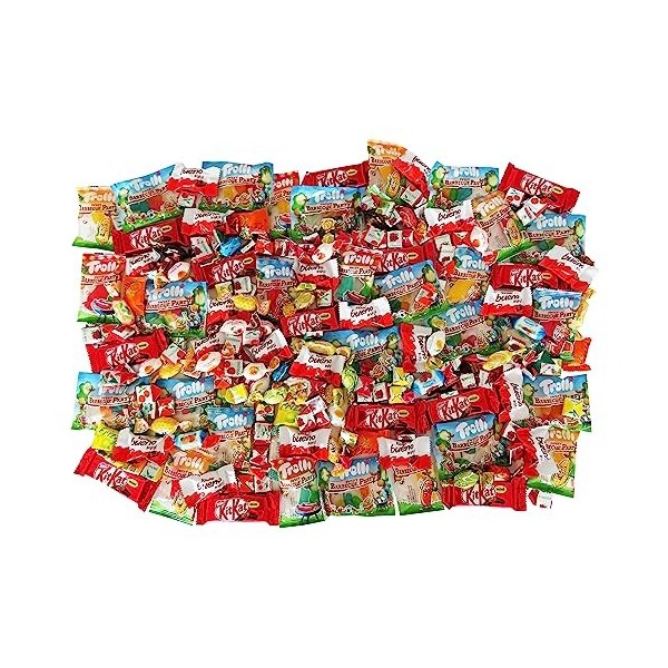 Sachet avec Bonbon et Chocolat pour Fête dAnniversaire avec 6 enfants 937g avec 210 pièces 