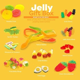 Boîte cadeau de bonbons – Choisissez et mélangez des bonbons – Bonbons en gros – Bonbons gelées pour Noël et anniversaire – 8