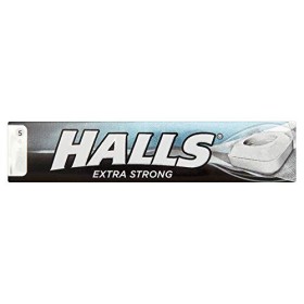 Halls - Bonbons à la menthe extra-forte - lot de 12 paquets de 35 g