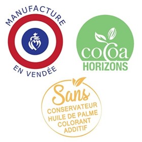 Dragées chocolat variation ROUGE BLANC NOIR 1kg - pas cher - environ 320 dragées - Fabrication artisanale en France - sans co