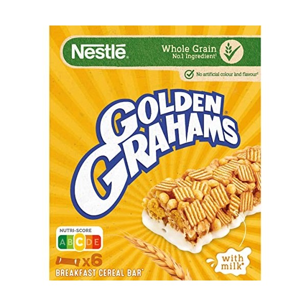 Nestlé Golden Grahams Barres de céréales 6 barres de 25g 150g