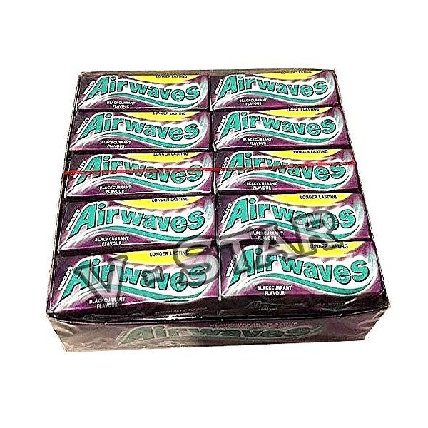 AIRWAVES 30 PACKETS OF BLACKCURRANT 