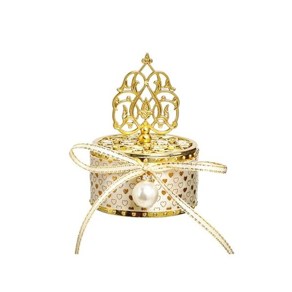 Oyrcvweuy 12 pièces élégantes européennes évider boîte à bonbons boîtes cadeaux de fête de mariage pour les fêtes de mariage