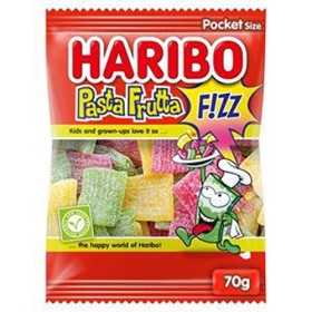 Bonbon Haribo | Pasta Frutta F!Zz Format De Poche | Haribo Dragees | Haribo Bonbons | 70 Gramme Total