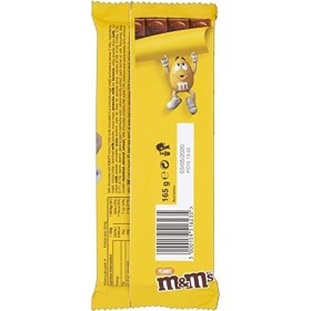 M&Ms Peanut Lot de 3 tablettes au chocolat au lait avec mini m&ms et cacahuètes croustillantes 165 g
