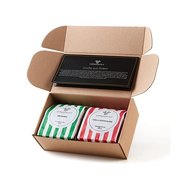 KROWKOMANIA CRAFT POLISH FUDGE Caramels Fondants - Chilli et Chocolat & Graines de Chanvre - Fabrication Artisanale - Bonbons