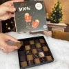 Coffret de chocolat | moulage de noël | Chocolat Noel artisanal Chocodic 25 chocolats 