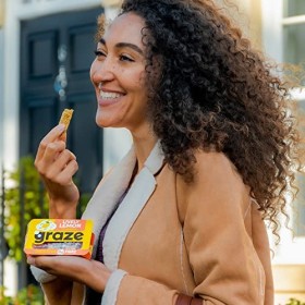 Graze Lively Citron Flapjack, 3 x 53 g