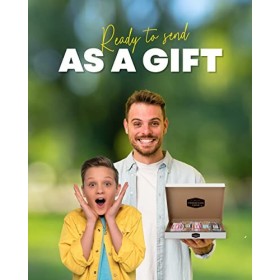 Boîte de sélection de bonbons – glace à la noix de coco, caramel salé, cacahuète, lait de noix de coco, glace au chocolat de 