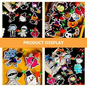 200 Pièces Carte Décorative Sucette Carte Demballage De Bonbons Décor De Sucette Dhalloween Cadeau De Fête Dhalloween Port