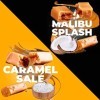 Caramels Fondants - Caramel Salé & Malibu - Fabrication Artisanale - Bonbons Faits à la Main et Frais Fudge - Épicerie Fine K
