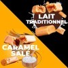 Caramels Fondants - Caramel Salé & Traditionnel - Fabrication Artisanale - Bonbons Faits à la Main et Frais Fudge - Épicerie 