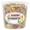 HARIBO Boite de 100 Sachet de 10g de Bonbons gélifiés aux fruits lOurs dOr