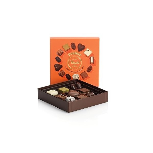 Venchi - Coffret Cadeau avec Bonbons de Chocolat Assortis, 100&nbsp;g - Idée cadeau - Sans gluten