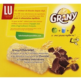 LU Grany 6 Barres individuelles 5 Céréales au chocolat 125 g