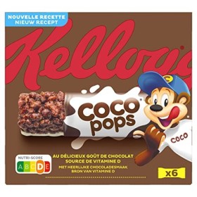 Barres Céréales Coco Pops Kelloggs - 6x20g