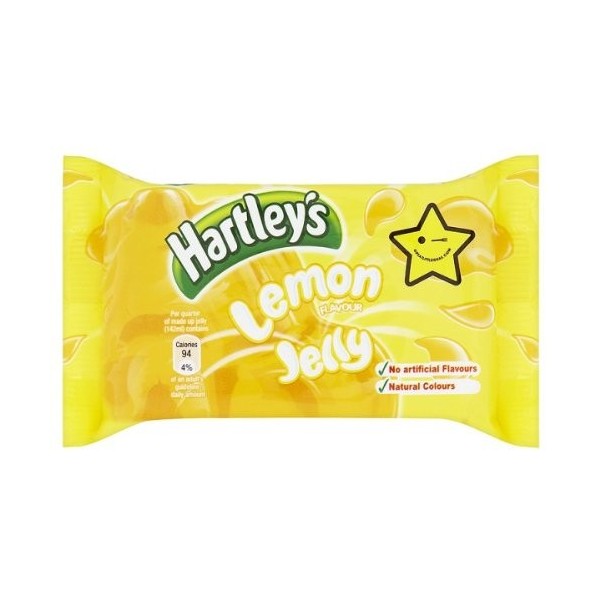 Lemon Jelly Flavour 12 x 135gm de Hartley
