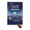 Lindt - Calendrier de lAvent CHAMPS-ÉLYSÉES - Assortiment de Chocolats au Lait, Noirs et Blancs - Idéal pour Noël, 250g