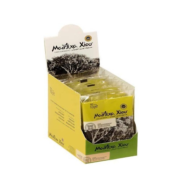 Chios Mastic Gum Small Tears 4x10 Gr 4 Packs - 100% Fresh Original Xios Masticha or Mastixa 