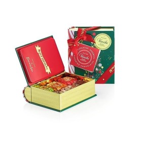 Venchi - Collection de Noël - Mini Livre Vert avec Chocolats Chocoviar Assortis, 111&nbsp;g - Idée cadeau - Sans gluten