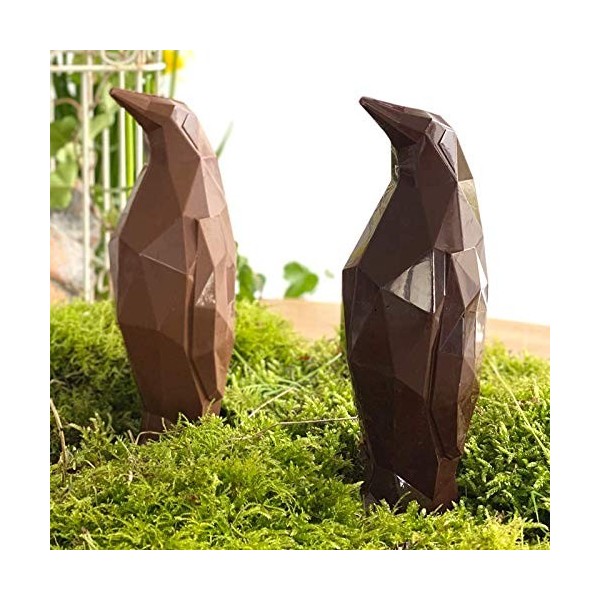 LOT DE 2 Moulage chocolat de Pâques GUSTIN LE PINGOUIN 2x80g - chocolat de Pâques - Fabrication 100 % artisanale et Française