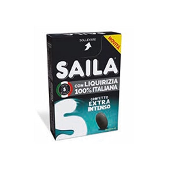 Bonbons Dragées Saila Confetti Réglisse Extra intense Box 16 étuis de 40 g