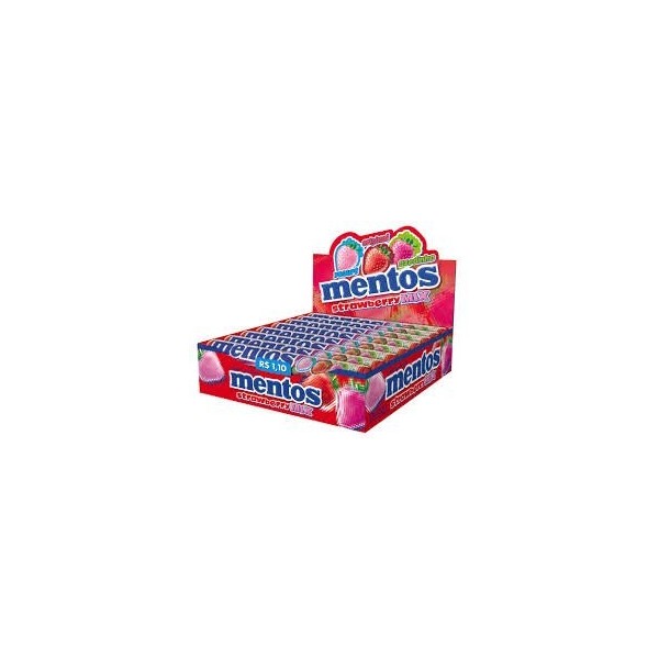 MENTOS STRAWBERRY 20 UDS