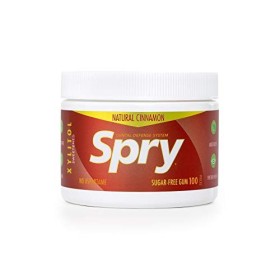Spry Chewing Gum, Cinnamon 100 Count Jar 100 ea by AB