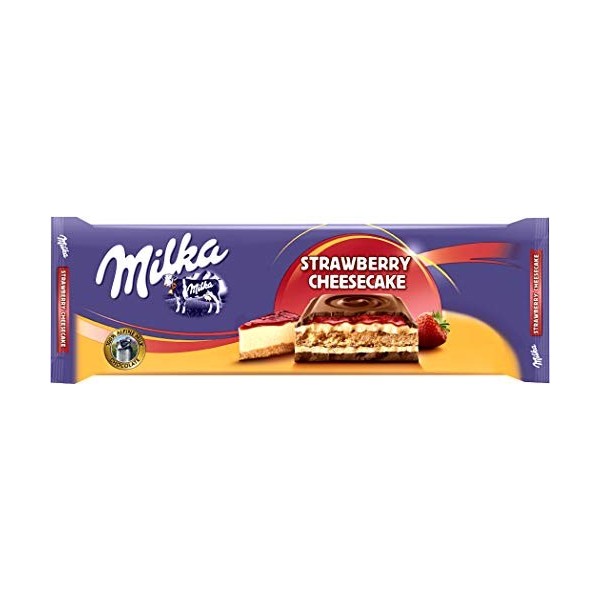Milka Chocolat au lait Fraise Fromage Gâteau 300 g