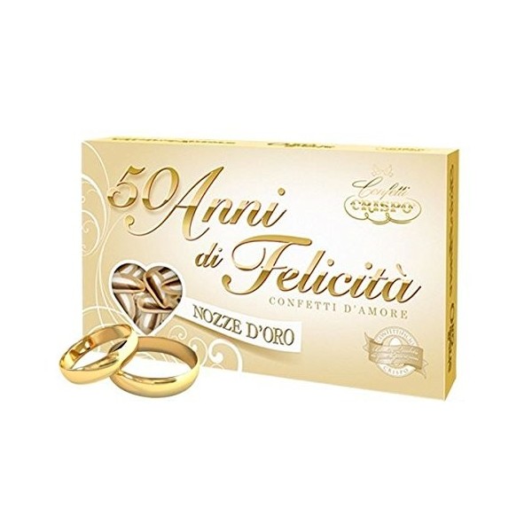 ROCARD - Confettis pour 50 ans de célébrité, noces dor 500 g