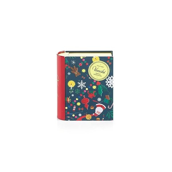 Venchi - Collection de Noël - Mini Livre Bleu avec Chocolats Cremino Assortis, 170 g - Idée cadeau - Sans gluten