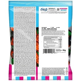 Vidal Bonbon Gélifié Citrouilles Halloween 1 kg