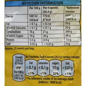 Jelly Babies Bassett liste 190g - Paquet de 6