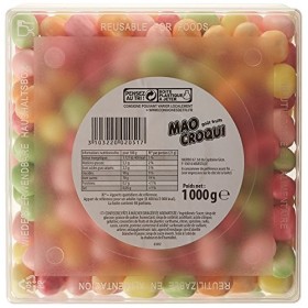 Haribo Bonbon Gélifié Mao Croqui Fruits x 220 Pièces 1 kg - Lot de 2