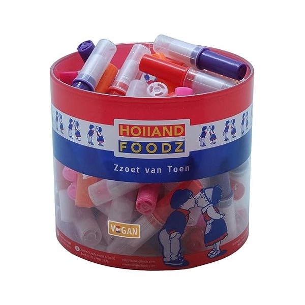 Holland Foodz Rouge à lèvres avec contenu sucette, 1 paquet 1 x 304 g 