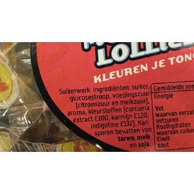 Candyman Lot de 200 sucettes Monster