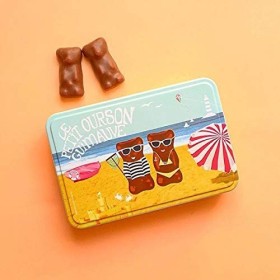 Boîte de Douze Oursons Guimauve à la Plage - Sophie M