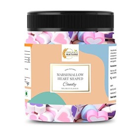 Green Velly Organic Nature Marshmallows 100% Vegan - Assorted Fruit Flavours [ Jar Pack] 25 Piece 