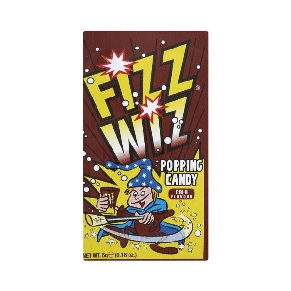 Fizz Wiz Popping Candy Cola Lot de 50 x 5 g