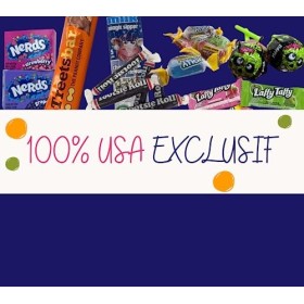 Nourriture box américaine, sucrée à déguster contient 15 assortiments, bonbons Strawberry 100% USA, idéal pour offrir à hallo