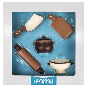 Ensemble pour les cuisiniers Figurines en chocolat | idée cadeau drôle | Enfants | Fille | Petite amie | Fête des mères | Jou