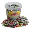 CAPTAIN PLAY Bonbons Pâte à Mâcher, 900g Party Bucket, Saveur de Fruits, Bonbons emballés individuellement