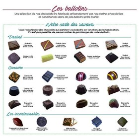 Ballotin fête des mamie mamy grand mère de 150g chocolat artisanaux personnalisé BONNE FETE MAMIE JE TAIME