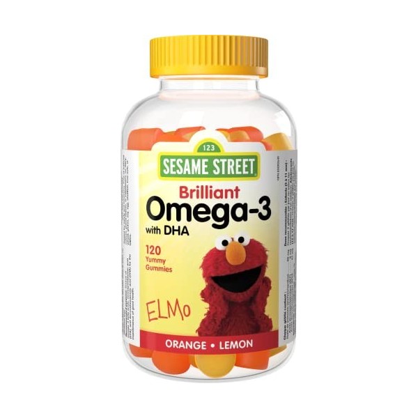 Webber Omega-3 with DHA Orange • Lemon 120 Gummies