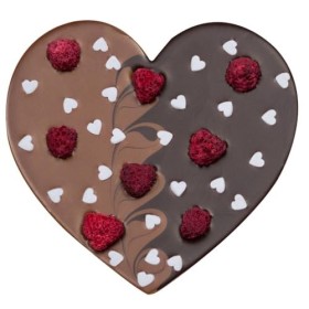 Chococoeur aux framboises - Idée cadeau - Offrir - Premium - Femme - Homme - Saint Valentin - Pâques - Noel – Anniversaire