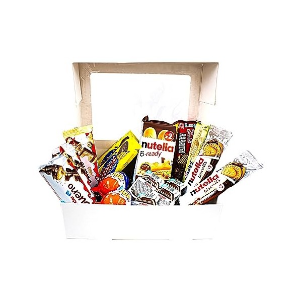 Boîte Cadeau de CHOCOLATS I Boîte Nutella | Cadeau Original Pour Anniversaires, Couples - Kinder Bueno, Nutella Biscuits, Nut