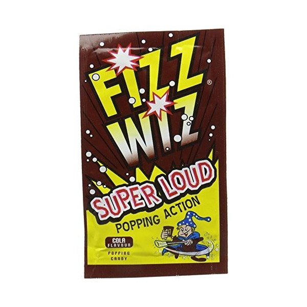 Fizz Wiz Popping Candy Cola Flavour 5g - Paquet de 50