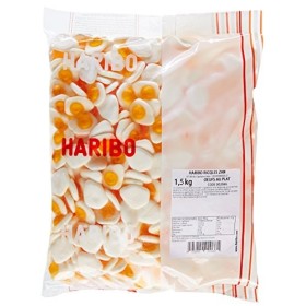 Haribo Bonbon Gélifié Œufs au Plat 1,5 kg - Lot de 2